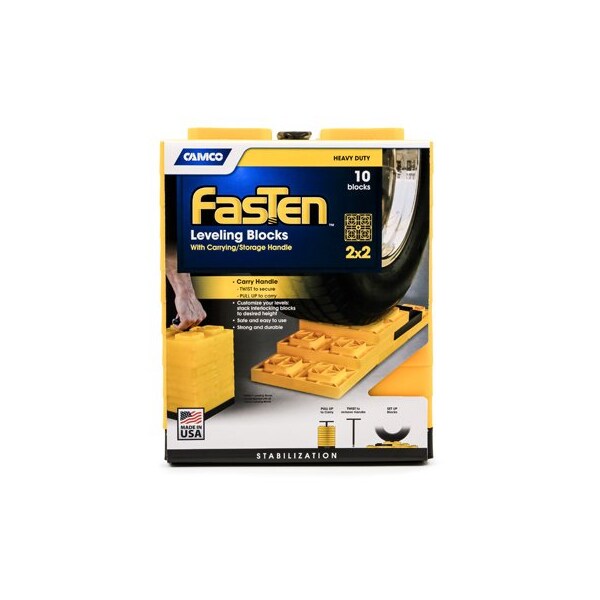 Camco 10PK Fast Level Blocks 44512 - main